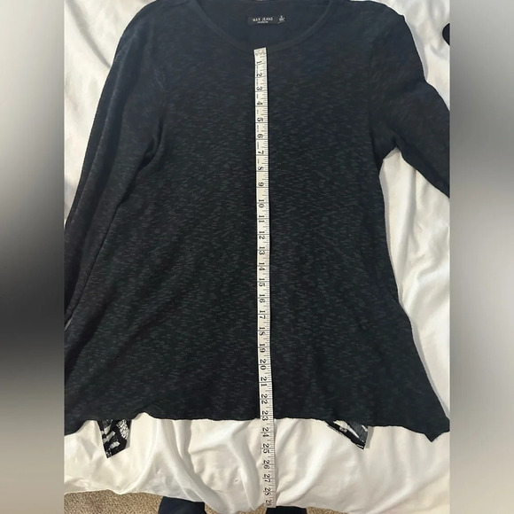 Max Jeans Women’s tunic. Solid front, print back. Size S - Picture 5 of 6